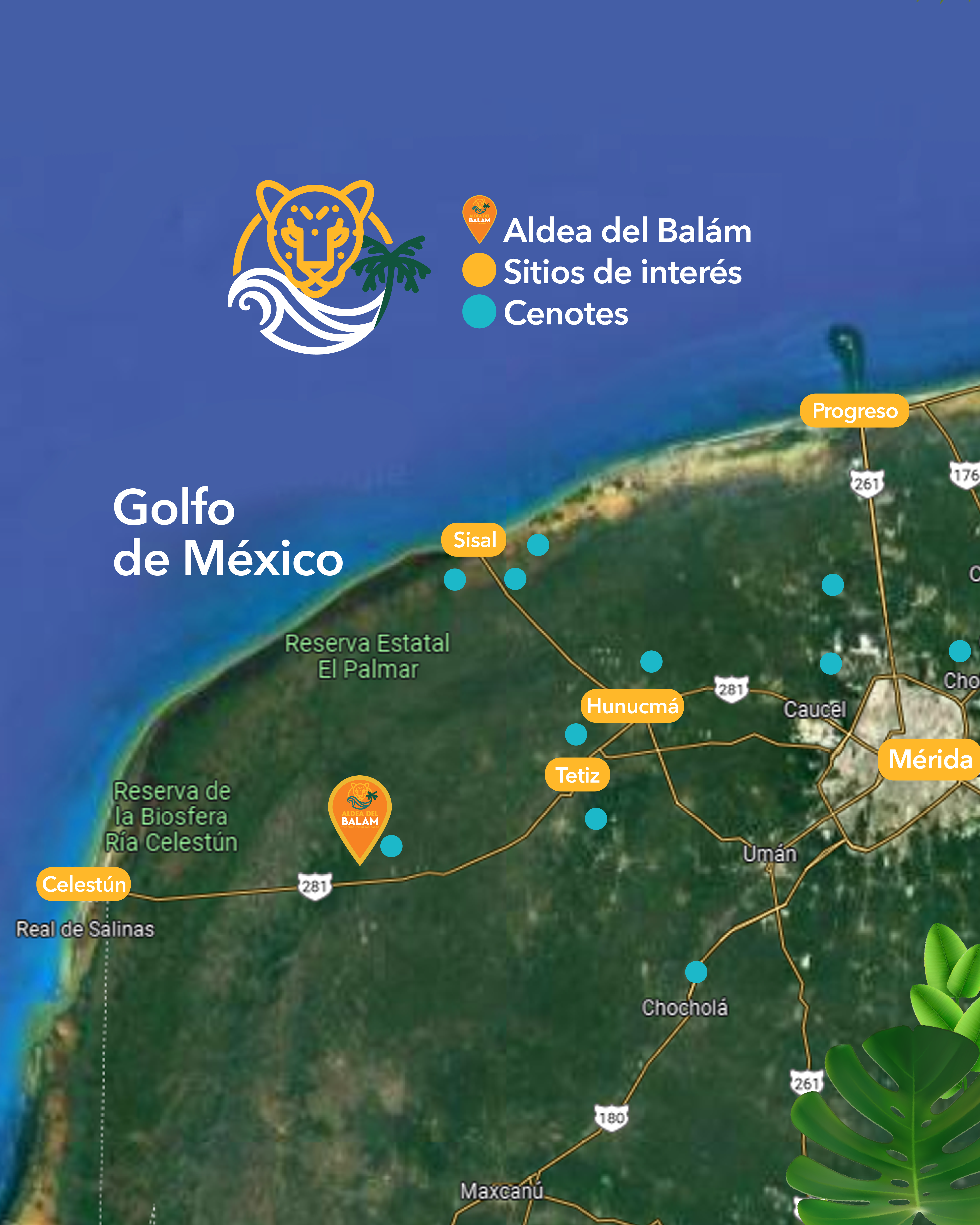 Croquis del desarrollo Aldea Balam